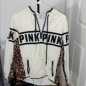 Victoria Secret Pink Pullover Rain Jacket
